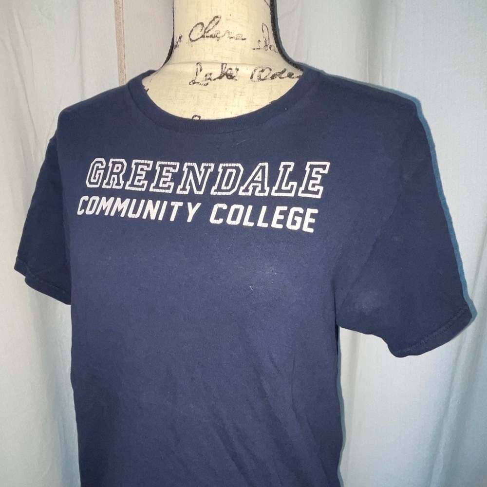 Women’s “Greendale Community College” Graphic Tee (M)